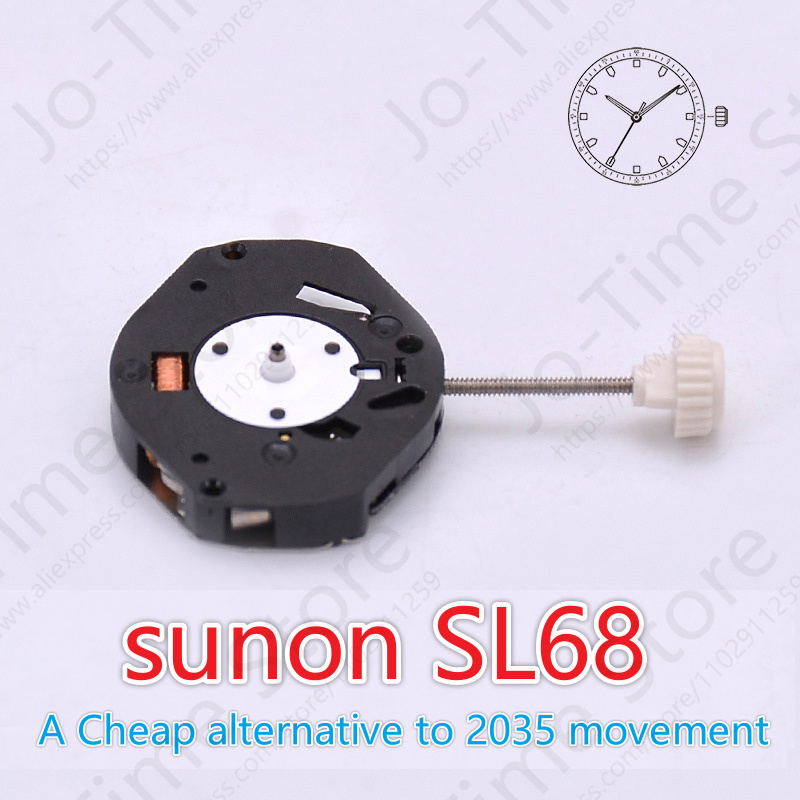 Sunon Sl68 Quartz Watch Moveme - đánh giá và giá Watch Movement Rotor