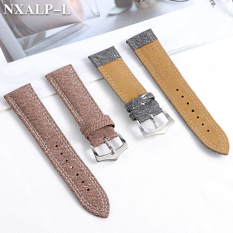 Denim Canvas Nylon Watch Strap - đánh giá và giá Omega Watches Smartwatch