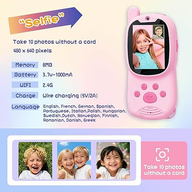 Walkie Talkies Cute 2Pack Rech - đánh giá và giá Smartwatch Watches For Kid Girl