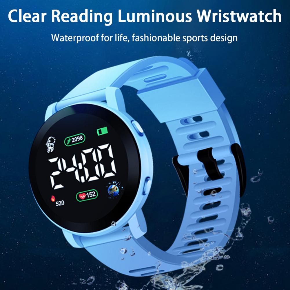 Kids LED Digital Watch Waterpr - đánh giá và giá Smartwatch Digital Watches For Kid Girl