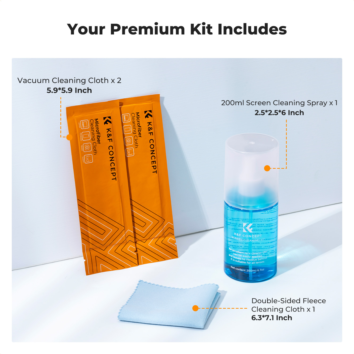 K&F CONCEPT 200ML Screen Clean - đánh giá và giá Watch Polishing Cloth