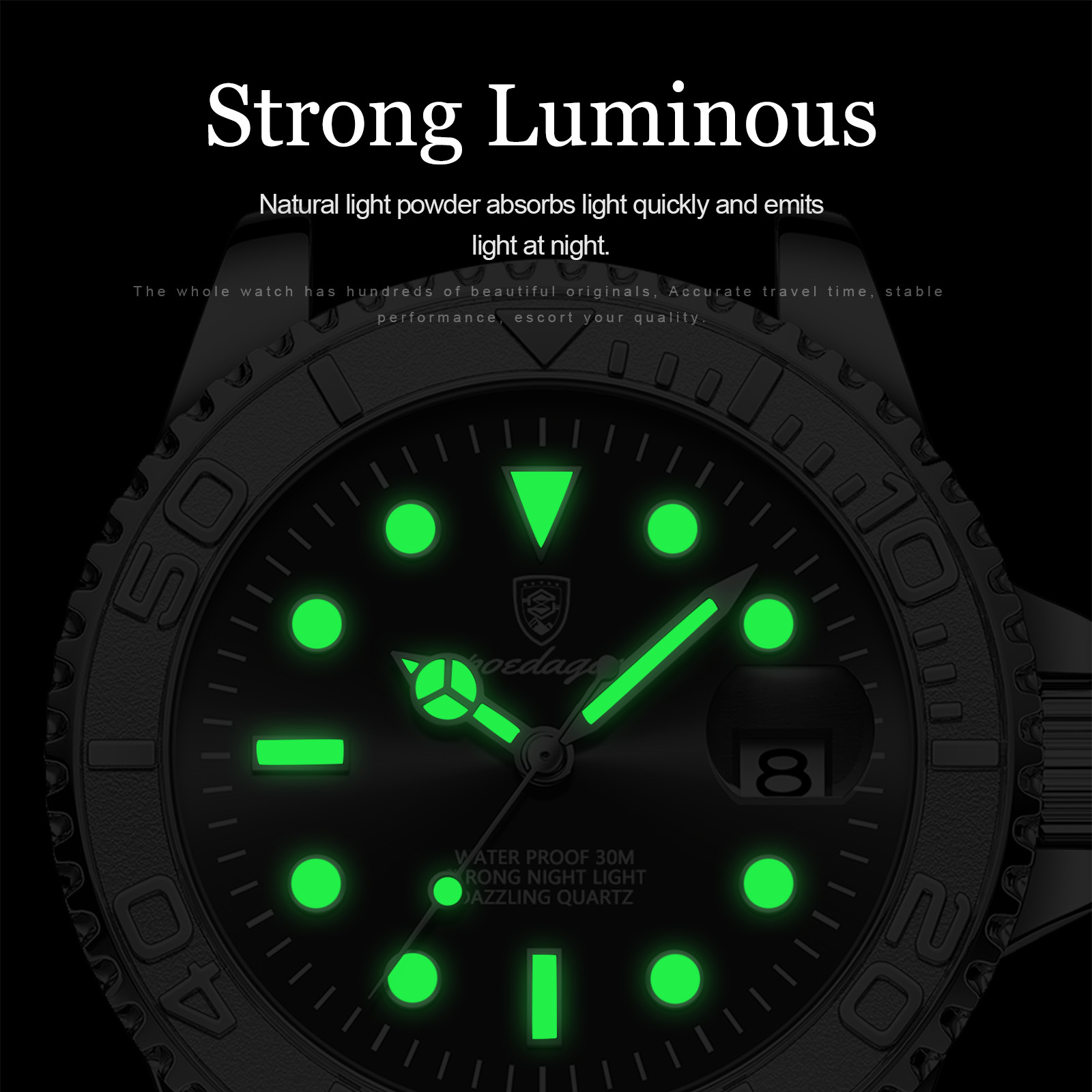 POEDAGAR Top Luxury Man Watch  - đánh giá và giá Rolex Watch Daytona