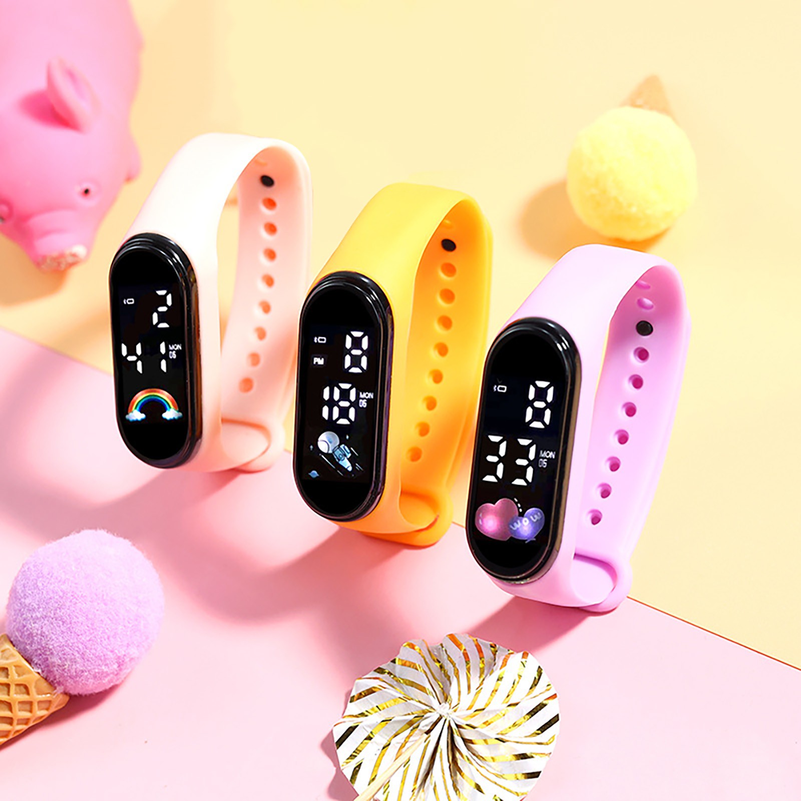 Kawaii Smart Watch For Kids Fa - đánh giá và giá Smartwatch Digital Watches For Kid Girl