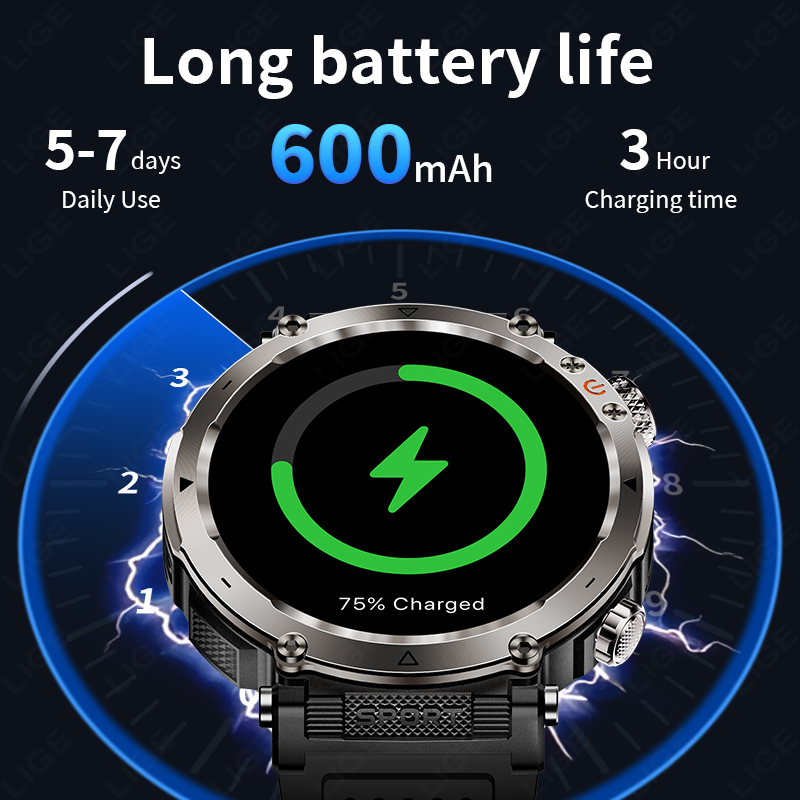 New Military Outdoor Smartwatc - đánh giá và giá Smartwatch Watches Smart