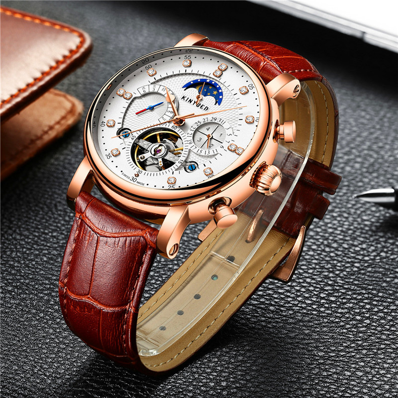 Luxury Brand KINYUED Automatic - đánh giá và giá Rolex Watch Daytona